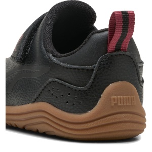 Pantofi sport băieți Puma Kitten SL V Inf Black — vedere de sus și talpa
