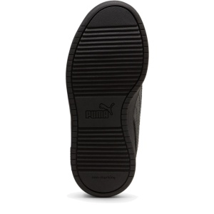 Pantofi sport băieți Puma Rickie Classic V PS Black-Cool — vedere de sus și talpa