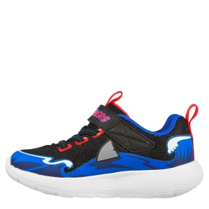 Pantofi sport băieți Skechers Dyna Lite Shark Wave Black Blue - Img 3