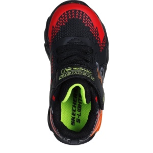 Pantofi sport băieți Skechers Flex-Glow Bolt Black Red mărimi 22-26 - Img 4