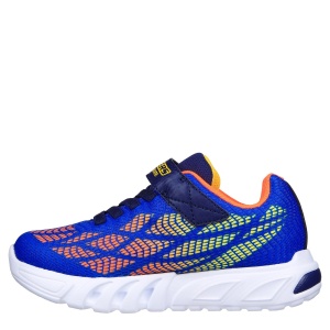Pantofi sport băieți Skechers Flex Glow Elite Royal Orange - Img 3