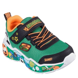 Pantofi sport băieți Skechers Play Scene Green Multi