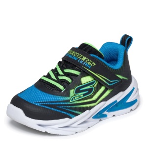 Pantofi sport băieți Skechers S Lights-Flex-Glow Ultra — vedere laterală detaliată