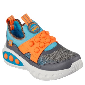 Pantofi sport băieți Skechers Skech Pops Charcoal Blue - Img 2