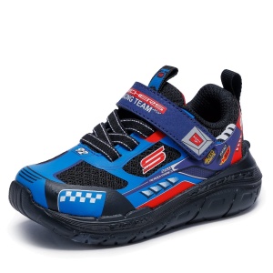 Pantofi sport băieți Skechers Skech Tracks Blue mărimi 22-26 — vedere laterală detaliată
