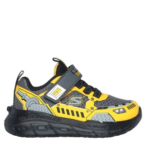 Pantofi sport băieți Skechers Skech Tracks Charcoal Yellow