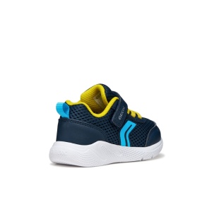 Geox Pantofi sport baieti Sprintye Boy Navy Yellow B454UC-01454-C0657 incaltaminte copii bigstep