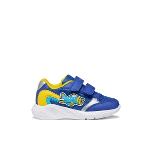 Geox Pantofi sport baieti Sprintye Boy Royal Yellow B654UA-01454-C0335 încălțăminte copii bigstep