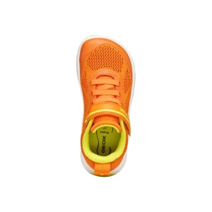 Geox Pantofi sport baieti Foot-Run Boy Orange Lime Green J65PDB-06K9J-C2T3S incaltaminte copii bigstep