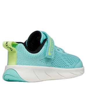 Pantofi sport barefoot fete Geox Foot-Run Girl Watersea Acid Green — vedere din față