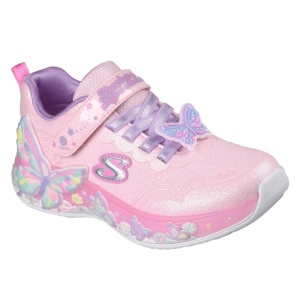 Skechers Pantofi sport fete 303065L/LPMT S-Lights Butterfly Bliss Pink L incaltaminte copii bigstep