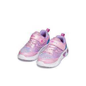 Geox Pantofi sport fete Assister Girl Pink Lilac J65E9A-0ASPV-C8842  încălțăminte copii bigstep