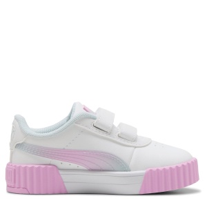 Pantofi sport fete Carina 3.0 Faded Glow V Inf PUMA White-Mauve Glow - vedere laterală opusă - 407502/01