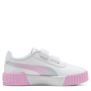 Pantofi sport fete Carina 3.0 Faded Glow V PS PUMA White-Mauve Glow - vedere laterală opusă - 407501/01