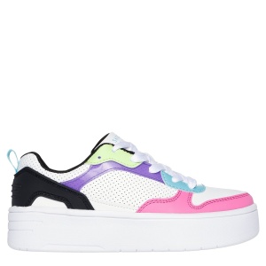 Pantofi sport fete Court High Classic Crush White Multi L