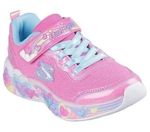 Pantofi sport fete Eternal Heart Lights Ton Of Love Hot Pink L - Img 3