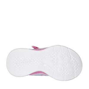 Skechers Pantofi sport Fete Flutter Heart Lights Lavender Hot Pink incaltaminte copii bigstep