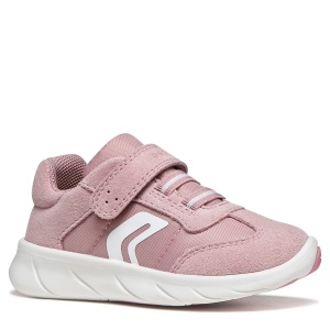 Pantofi sport fete Geox Foot-Run Girl Old Rose/White - B661JA/0FU22/CA81Z - față