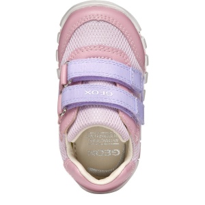 Pantofi sport fete Geox Iupidoo Girl Rose Lilac — vedere de sus