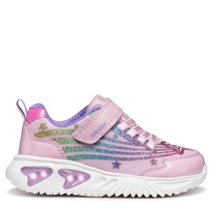 Pantofi sport fete Geox J Assister Girl Pink Multicolour - J56E9B/0ASKN/C8206 - detaliu 2