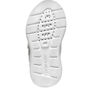 Pantofi sport fete Geox Sprintye Girl White Silver — talpa