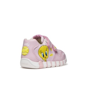 Geox Pantofi sport fete Iupidoo Girl Pink Tweety încălțăminte primii pasi bigstep