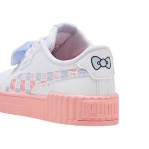 Pantofi sport fete Puma Carina 3.0 HK FR PS Whte Pink - Img 24