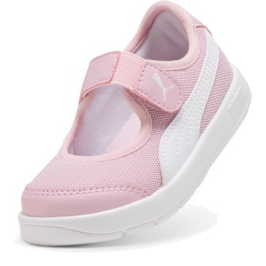 Pantofi sport fete Puma Courtflex v3 Lina V Inf Rose Mauve — vedere în perspectivă