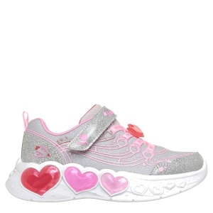 Pantofi sport fete Skechers Enchanted Heart Lights Multicolor - 303266LC/SMLT - detaliu