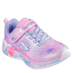 Pantofi sport fete Skechers Eternal Heart Lights Pink Multi mărimi 27-30 — vedere în perspectivă
