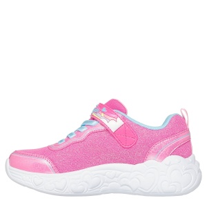 Pantofi sport fete Skechers Eternal Heart Lights Ton Of Love Hot Pink - Img 3