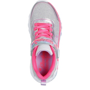 Pantofi sport fete Skechers Eternal Heart Lights Ton Of Love Silver - Img 4
