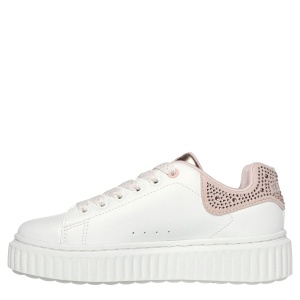 Pantofi sport fete Skechers Hi Ridge White Rose - Img 3