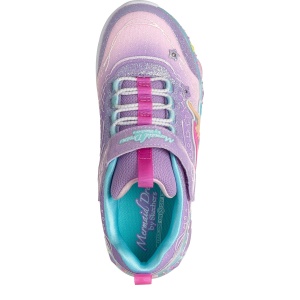 Pantofi sport fete Skechers Mermaid Dreams Lavender Multi — vedere de sus