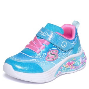 Pantofi sport fete Skechers My Dreamers Lil Mermaid Blue — vedere laterală detaliată