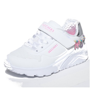 Pantofi sport fete Skechers Uno Lite Alb - 310810L/WSL - lateral