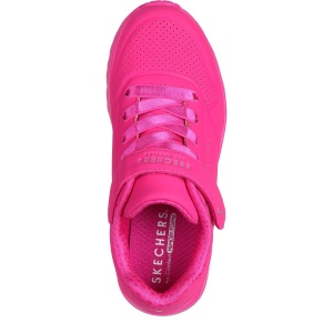 Pantofi sport fete Skechers Uno Lite Hot Pink mărimi 27-32 - Img 4