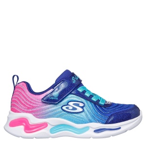 Pantofi sport fete Skechers Wavy Beams Ombre Express Navy