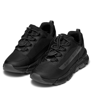 Pantofi sport impermeabili băieți Geox J Flexyper Plus Boy Black Dk Grey - J46LCC/0FU50/C0005 - perechea