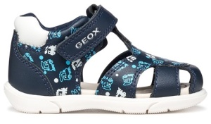 Sandale baieti Sandal Zapito Boy Dk Navy White - Img 8