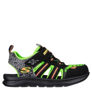Sandale băieți Skechers C Flex Sandal 2.0 Black Lime