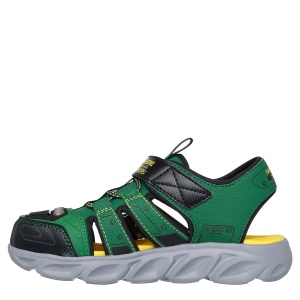 Sandale băieți Skechers Hypno Splash Sandal Green Yellow - Img 3