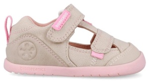 Sandale barefoot fete 262191-F884 Beige Y Rosa