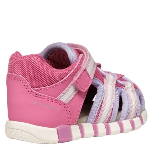 Sandale fete Geox Iupidoo Girl Dk Pink Lilac — vedere din față