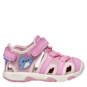 Sandale fete Geox Multy Girl Dk Pink