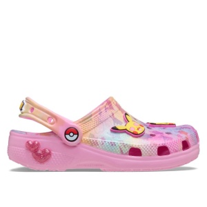 Sandale plaja copii Crocs Classic Pikachu Pink | încălțăminte