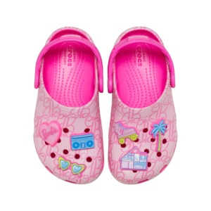 Sandale plaja fete Crocs Mattel Pink Barbie
