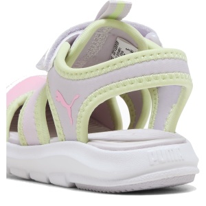 Sandale plajă fete Puma Fun Racer Come On Inf Pink - detaliu călcâi - 404951/02