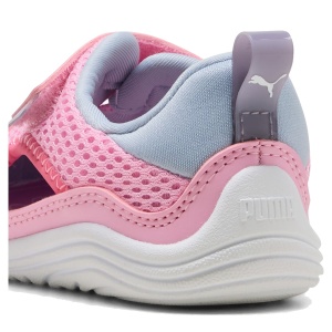 Sandale plajă fete Puma Kitten Summer Pink Shimmer — detaliu călcâi