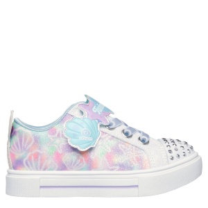 Teniși fete Skechers Twinkle Sparks Underwater White Multi